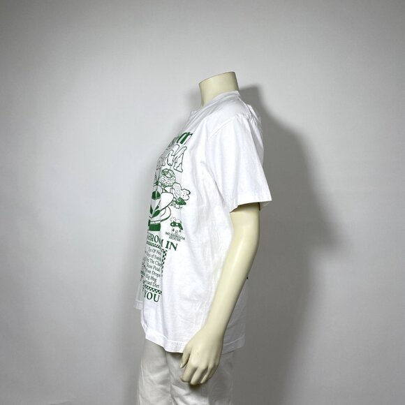 ONLINE CERAMICS White Cotton 'Mushroom' T-Shirt - Picture 3 of 9